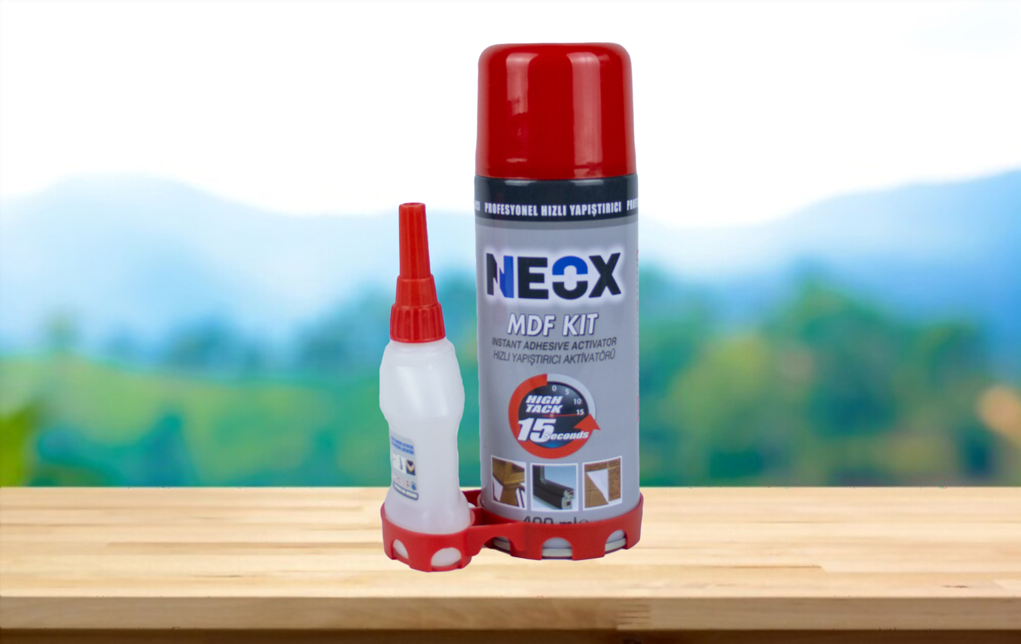 Neox 400 ml MDF Kit Hızlı Yapıştırıcı Aktivatörü